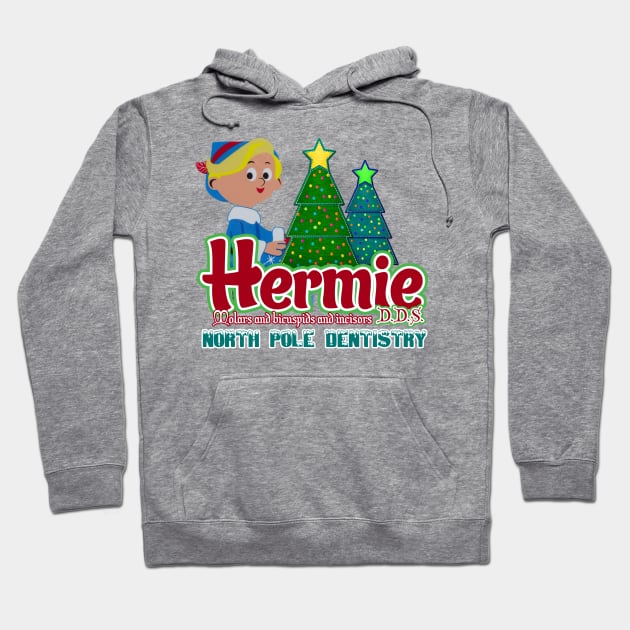 Hermie the Elf Dentistry Hoodie by MonkeyKing